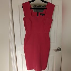 Beautiful pink figure-hugging dress